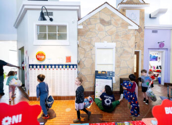 LeafSpring School Students playing in the village