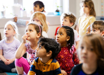 LeafSpring School students in class